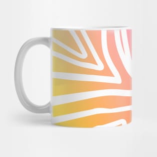 Sunset Zebra Stripes Mug